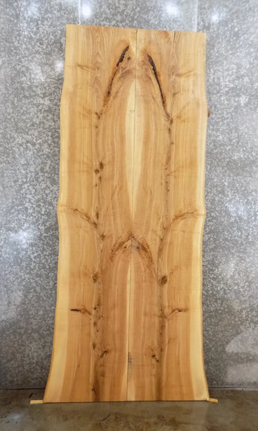 2- Live Edge Ash Conference Table Top Set, Dining Table Slabs 20615-20616